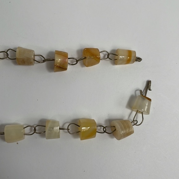 Aztec Sun Pendant Necklace- Alabaster Medallion - Picture 8 of 9